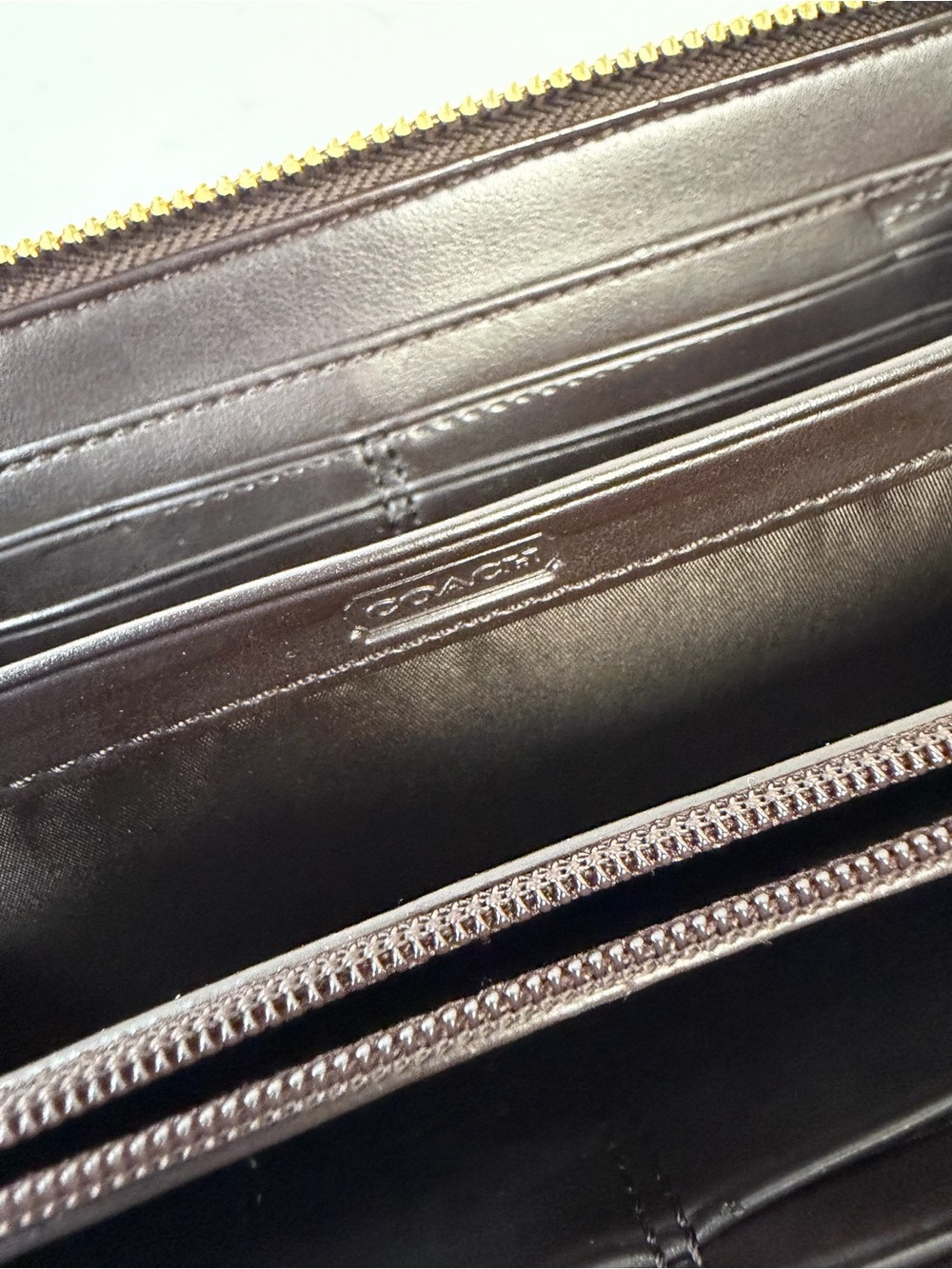 Coach 25294 Campbell Carryall Khaki Signature Brown Leather + Matching Wallet - Picture 14 of 14